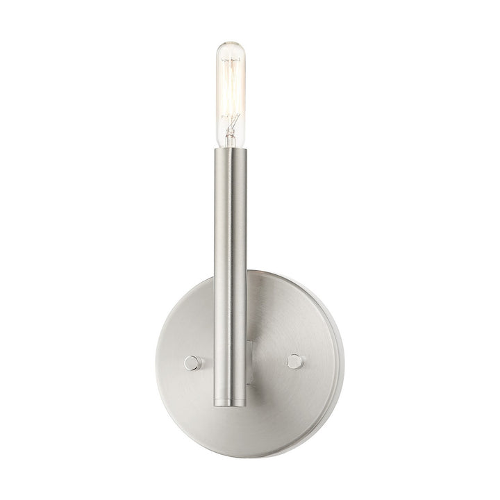 Livex Copenhagen 51171-91 Wall Sconce Light - Brushed Nickel