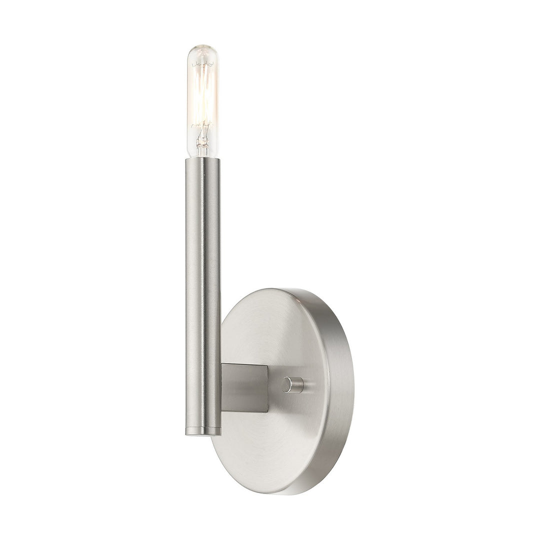 Livex Copenhagen 51171-91 Wall Sconce Light - Brushed Nickel