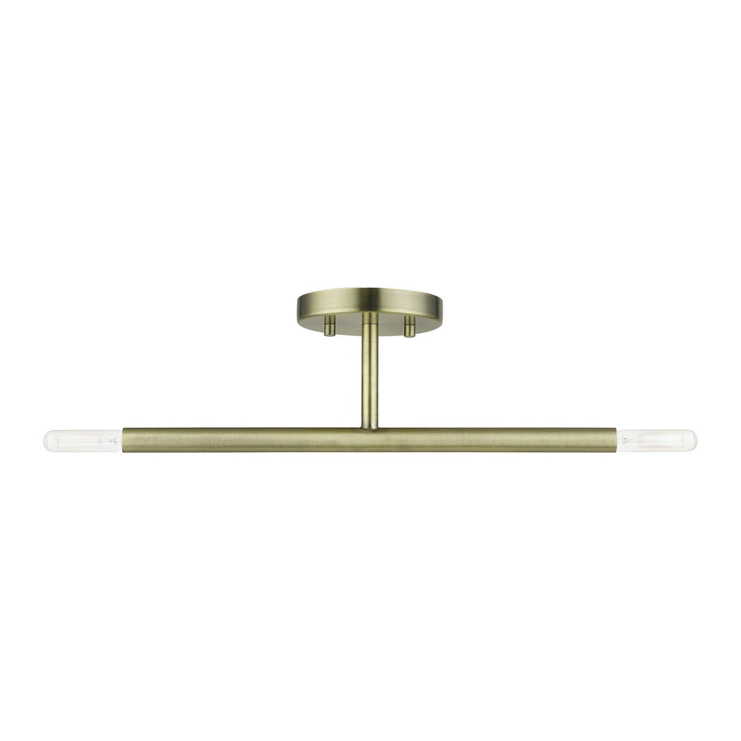 Livex Copenhagen 51179-01 Ceiling Light - Antique Brass