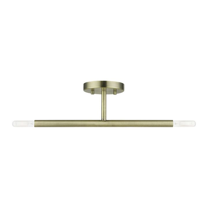 Livex Copenhagen 51179-01 Ceiling Light - Antique Brass