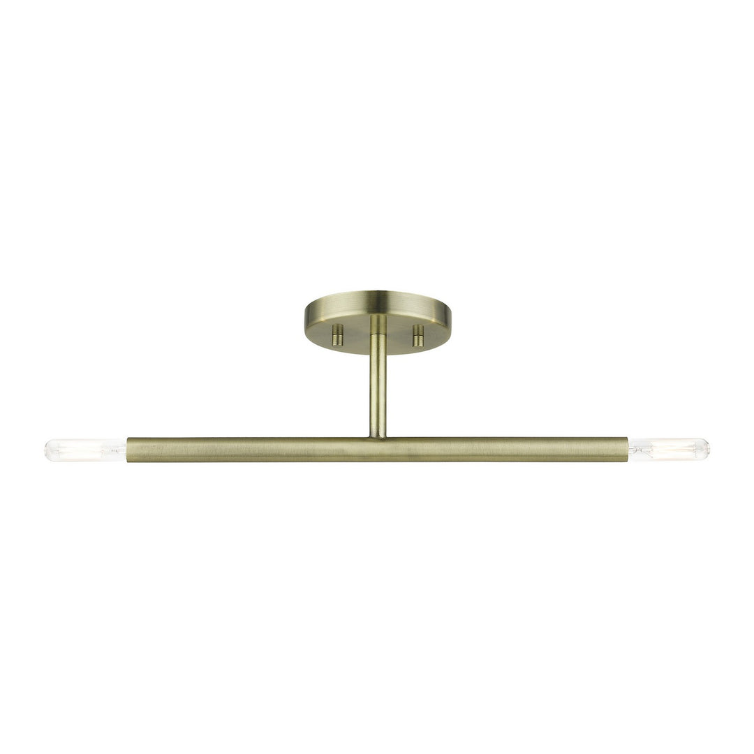 Livex Copenhagen 51179-01 Ceiling Light - Antique Brass