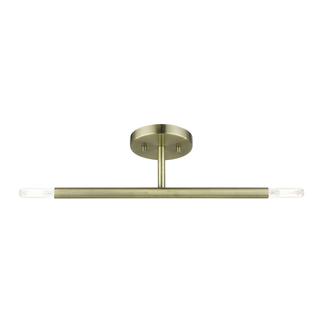 Livex Copenhagen 51179-01 Ceiling Light - Antique Brass