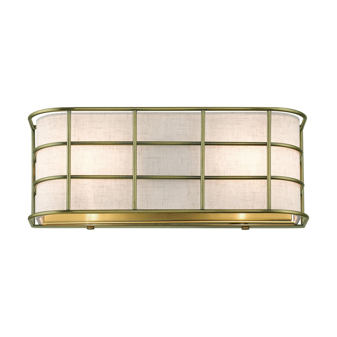 Livex Blanchard 55110-01 Wall Sconce Light - Antique Brass