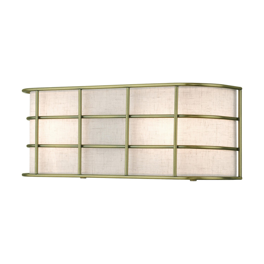 Livex Blanchard 55110-01 Wall Sconce Light - Antique Brass