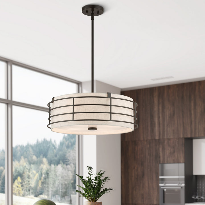 Livex Blanchard 55114-92 Pendant Light - English Bronze