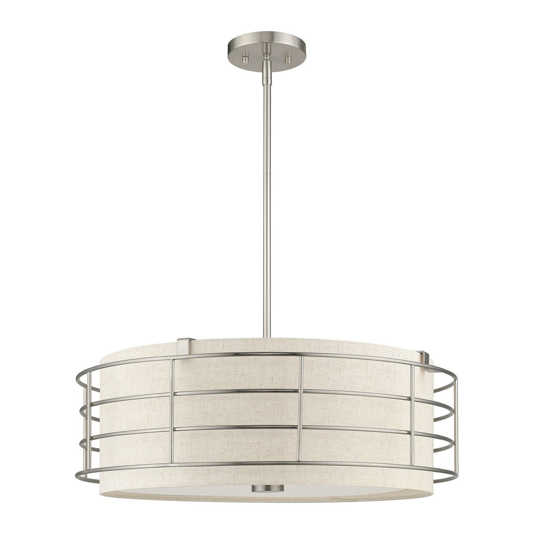 Livex Blanchard 55115-91 Pendant Light - Brushed Nickel