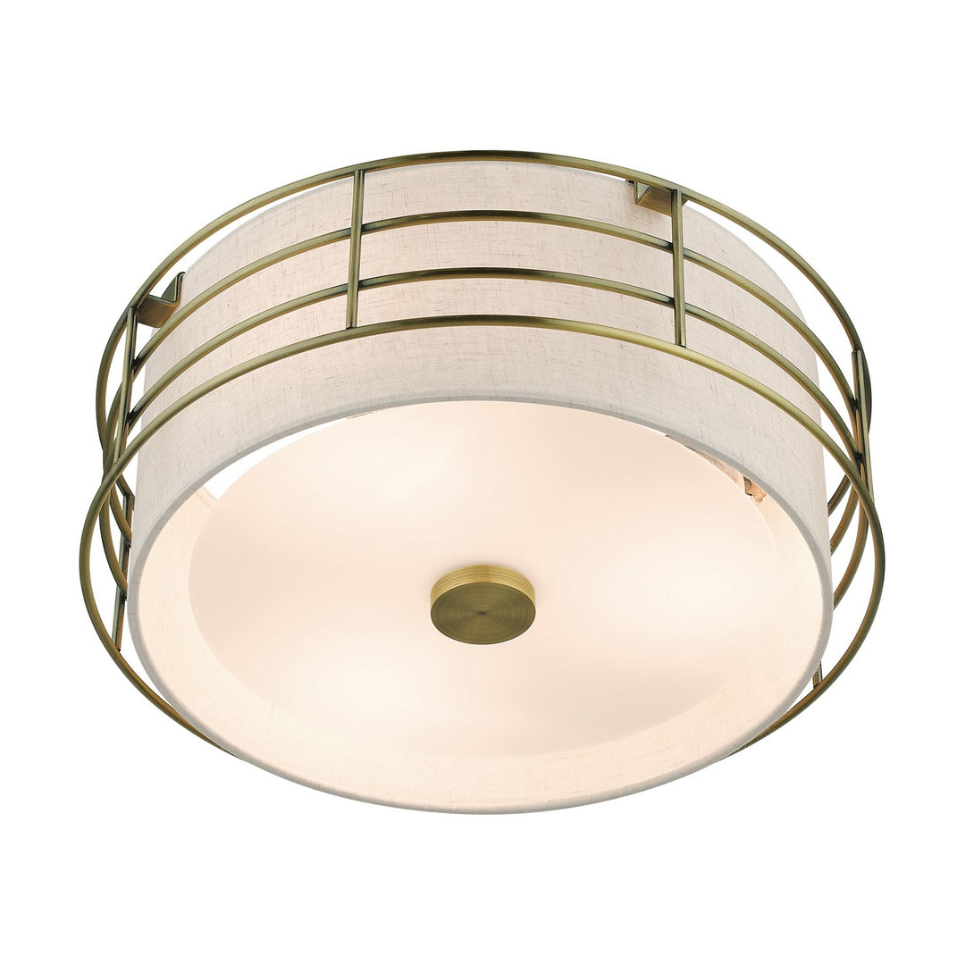 Livex Blanchard 55118-01 Ceiling Light - Antique Brass