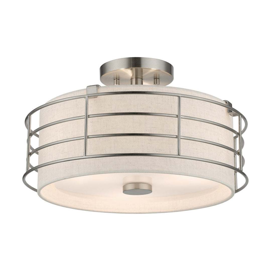 Livex Blanchard 55118-91 Ceiling Light - Brushed Nickel