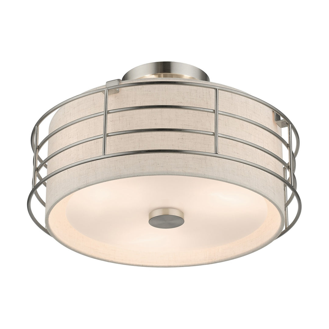 Livex Blanchard 55118-91 Ceiling Light - Brushed Nickel