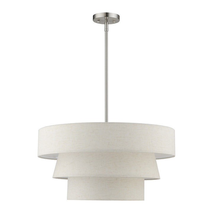 Livex Chandler 56724-91 Pendant Light - Brushed Nickel