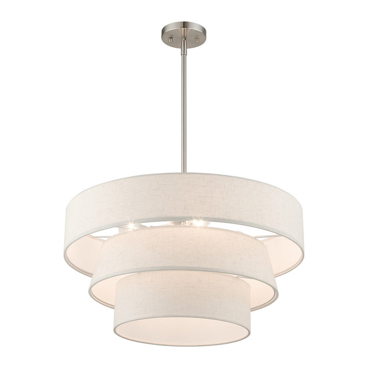 Livex Chandler 56724-91 Pendant Light - Brushed Nickel