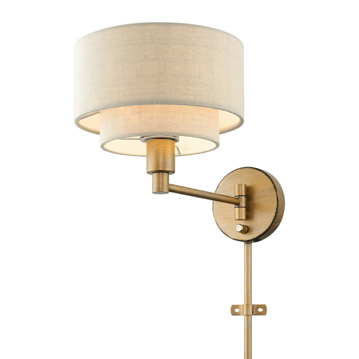 Livex Lighting 58880-48 Modern Bellingham Lamp Antique Gold Leaf