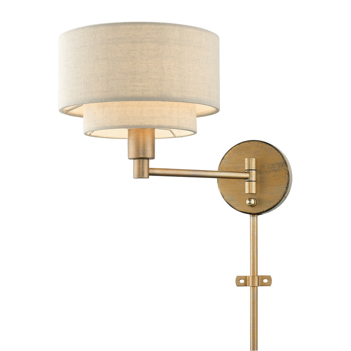 Livex Lighting 58880-48 Modern Bellingham Lamp Antique Gold Leaf