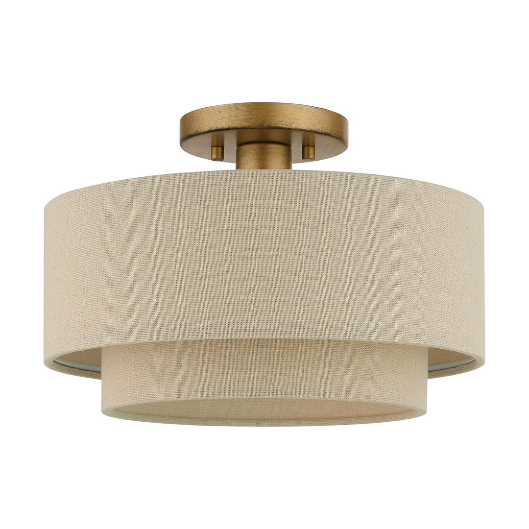 Livex Bellingham 58896-48 Ceiling Light - Antique Gold Leaf