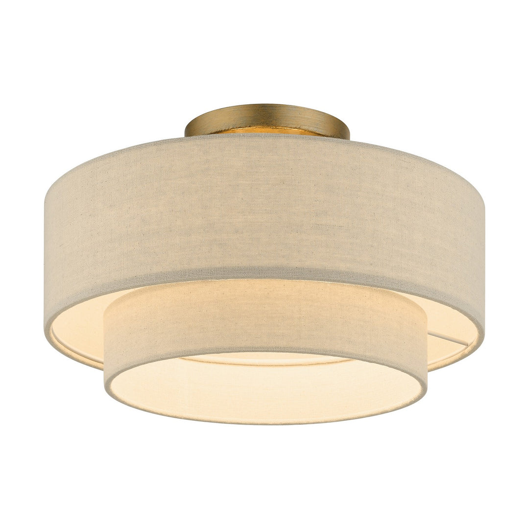 Livex Bellingham 58897-48 Ceiling Light - Antique Gold Leaf