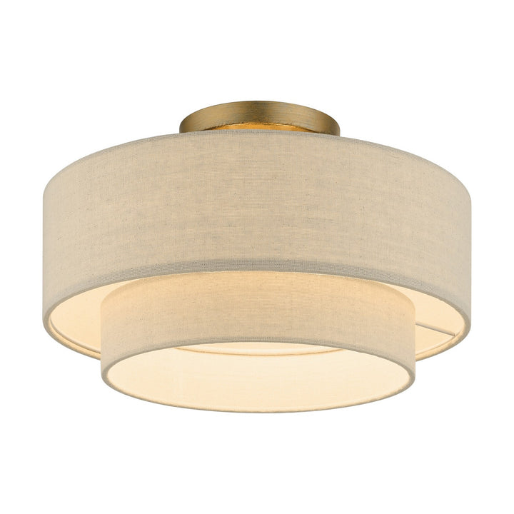 Livex Bellingham 58897-48 Ceiling Light - Antique Gold Leaf