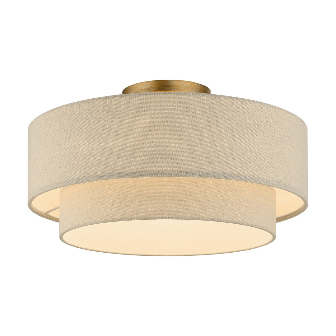 Livex Bellingham 58898-48 Ceiling Light - Antique Gold Leaf