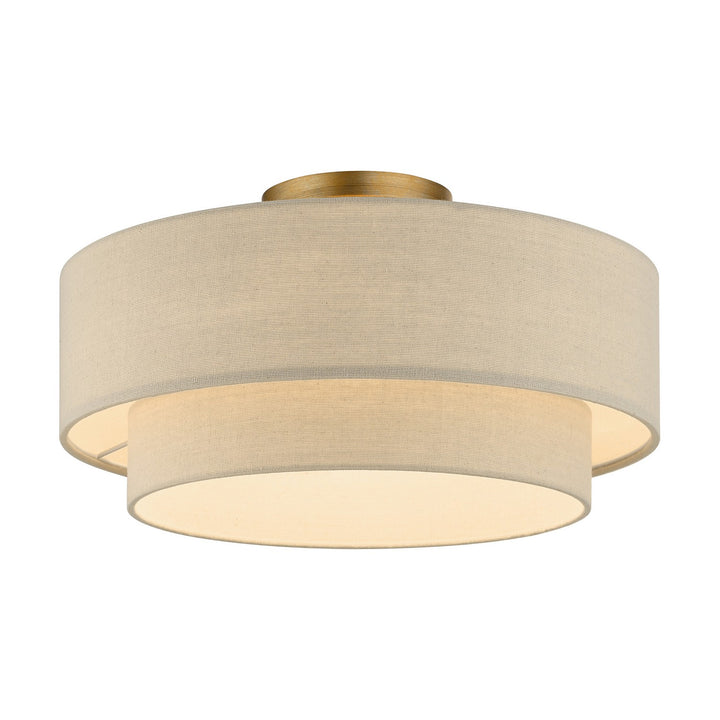 Livex Bellingham 58898-48 Ceiling Light - Antique Gold Leaf