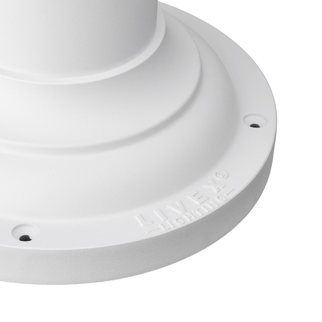 Livex Lighting 78216-13  Outdoor Pier Mount Adapters Outdoor Textured White