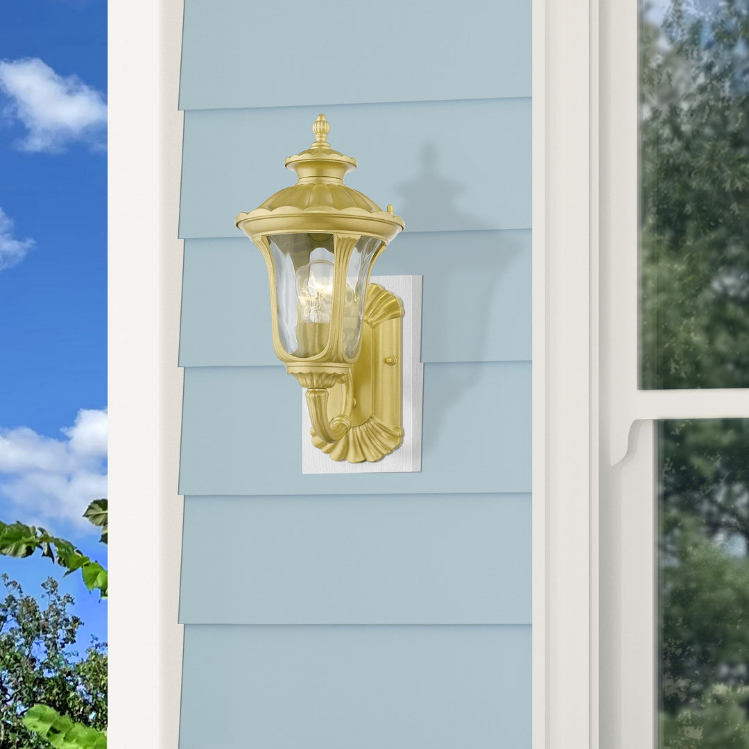 Livex Lighting 7850-33  Oxford Outdoor Soft Gold