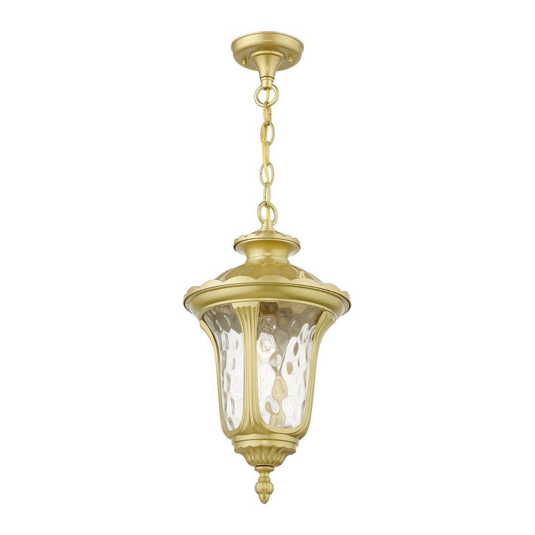 Livex Lighting 7854-33  Oxford Outdoor Soft Gold