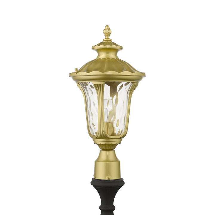 Livex Lighting 7855-33  Oxford Outdoor Soft Gold