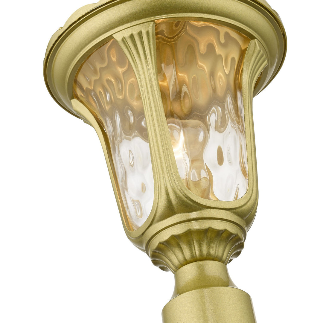 Livex Lighting 7855-33  Oxford Outdoor Soft Gold