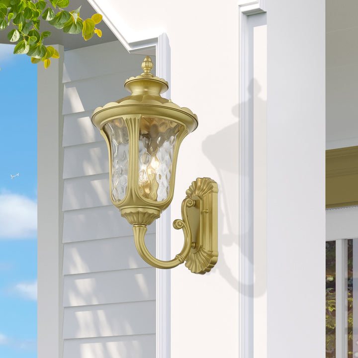 Livex Lighting 7856-33  Oxford Outdoor Soft Gold