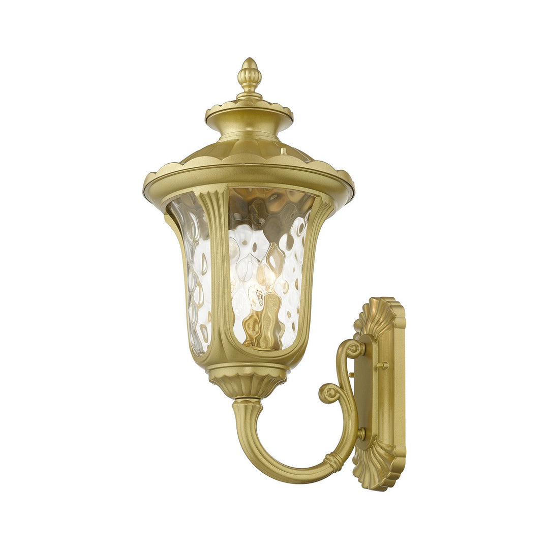 Livex Lighting 7856-33  Oxford Outdoor Soft Gold