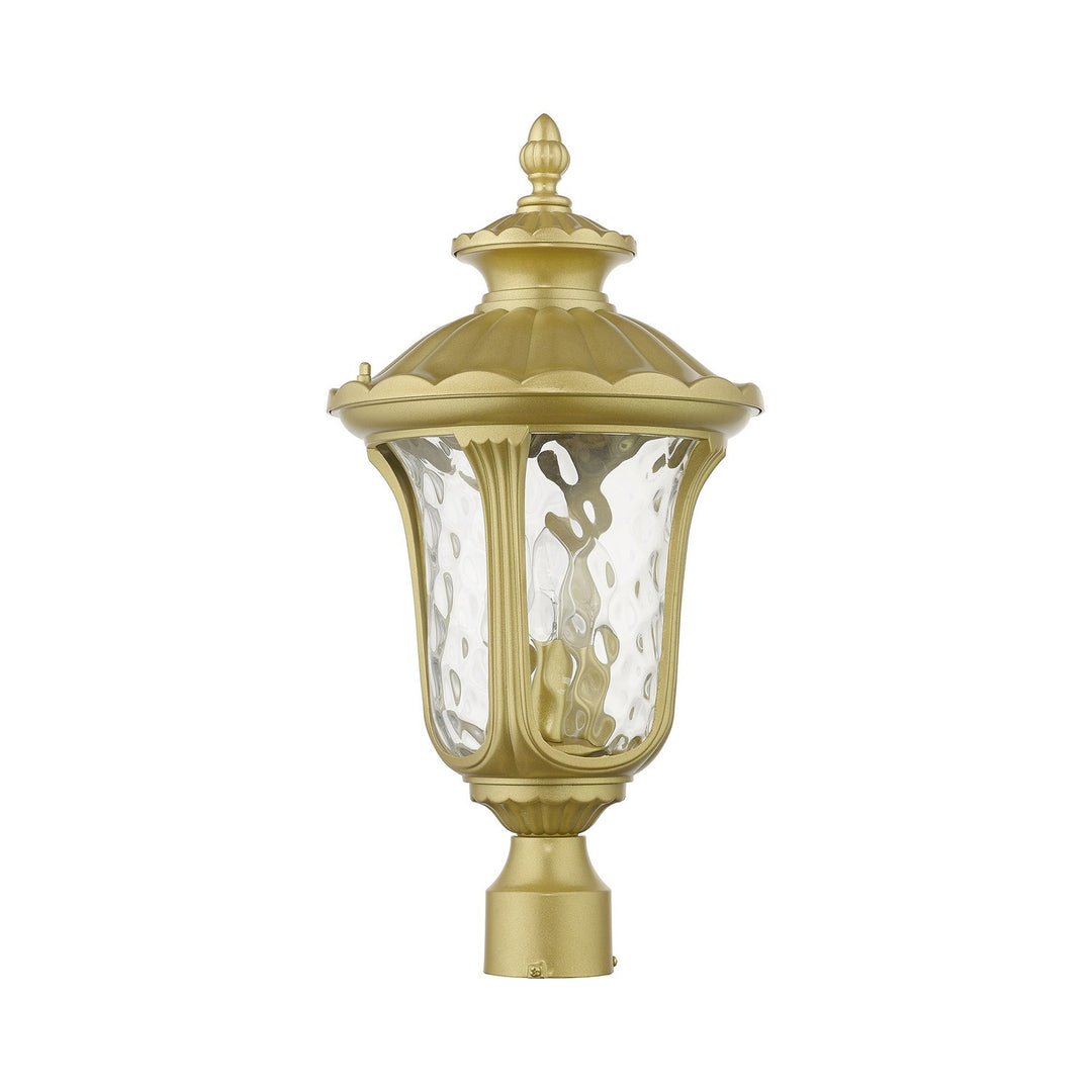 Livex Lighting 7859-33  Oxford Outdoor Soft Gold