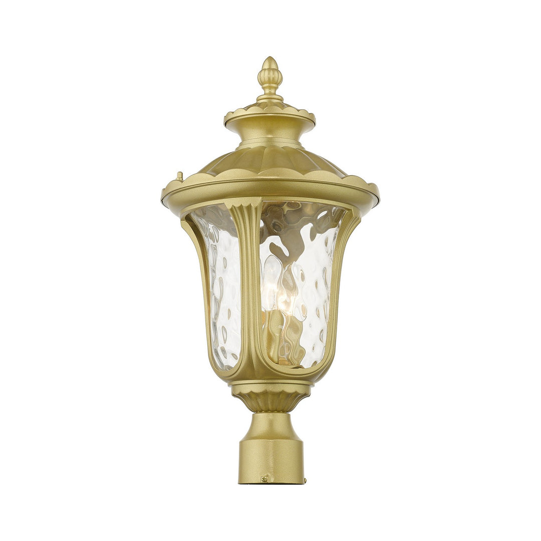 Livex Lighting 7859-33  Oxford Outdoor Soft Gold