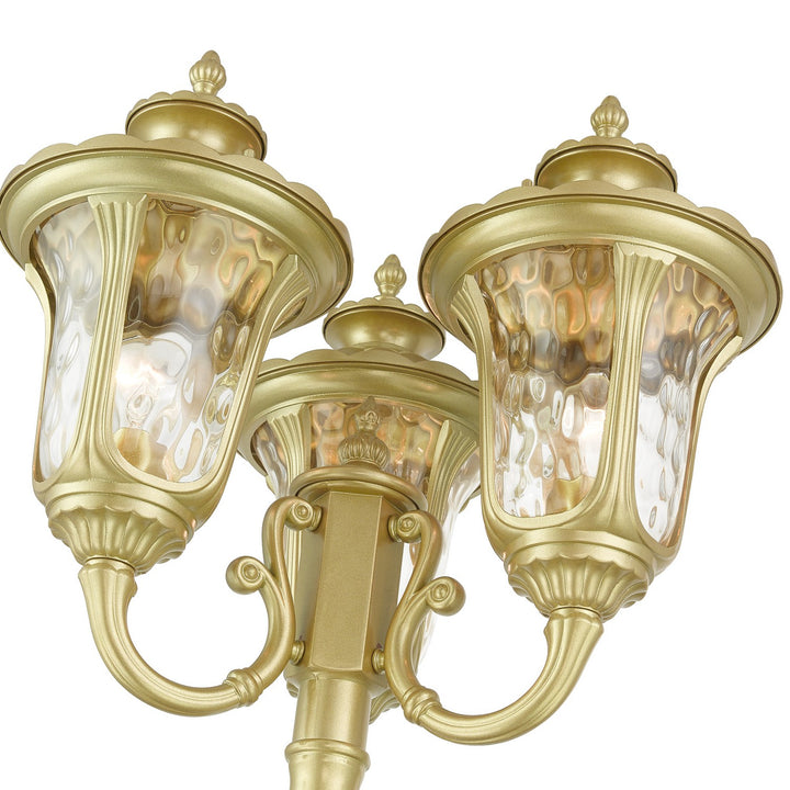 Livex Lighting 7866-33  Oxford Outdoor Soft Gold