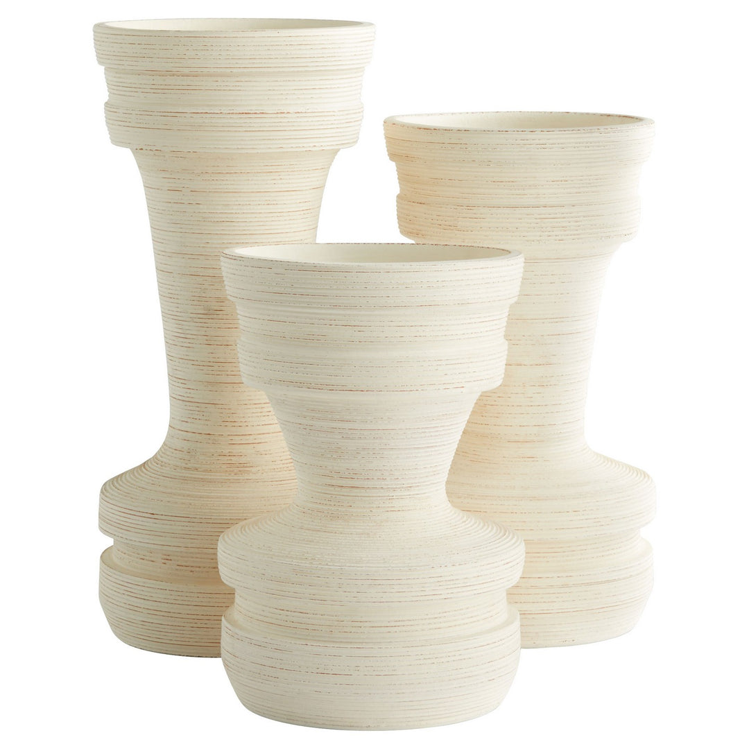 Cyan 11560 Vases & Planters - Latte White