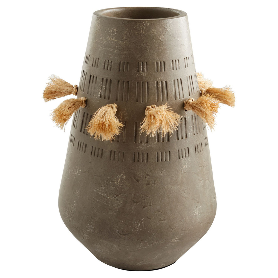 Cyan 11589 Vases & Planters - Textured Grey