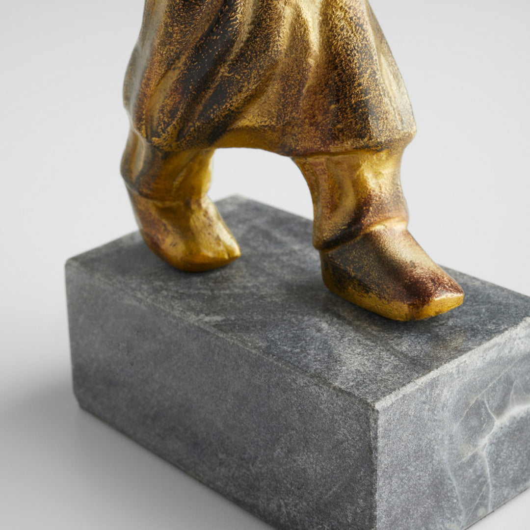 Cyan 11605 Sculptures (Human) - Gold And Black