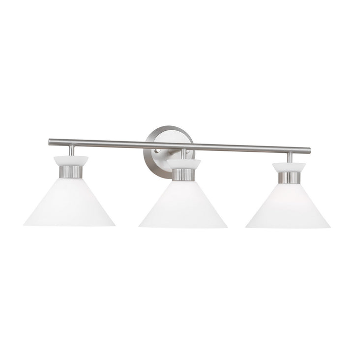 Visual Comfort Studio Belcarra DJV1013BS Bath Vanity Light 27 in. wide - Brushed Steel