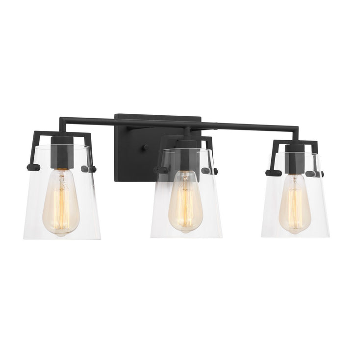 Visual Comfort Studio Crofton DJV1033MBK Bath Vanity Light 24 in. wide - Midnight Black