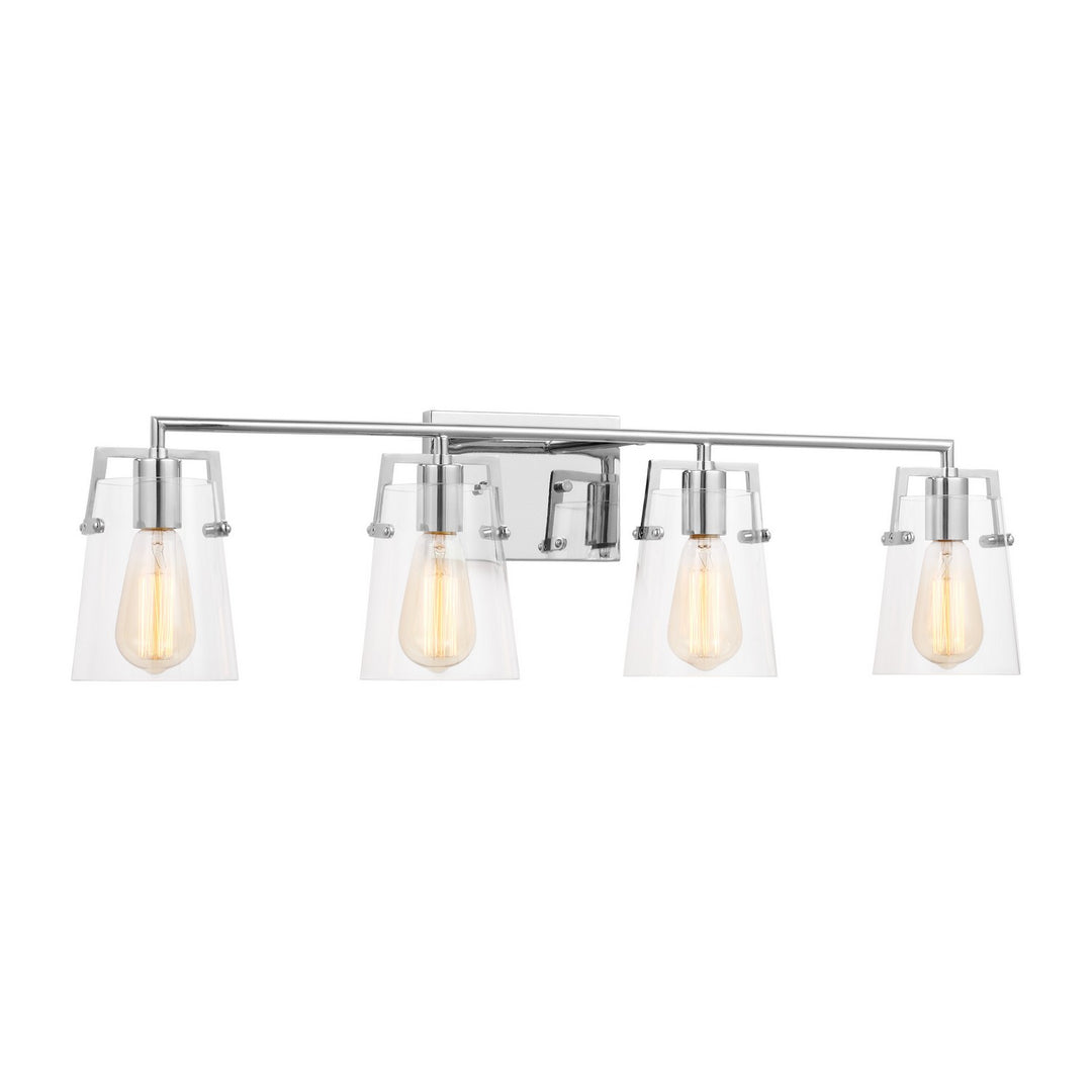 Visual Comfort Studio Crofton DJV1034CH Bath Vanity Light 34 in. wide - Chrome