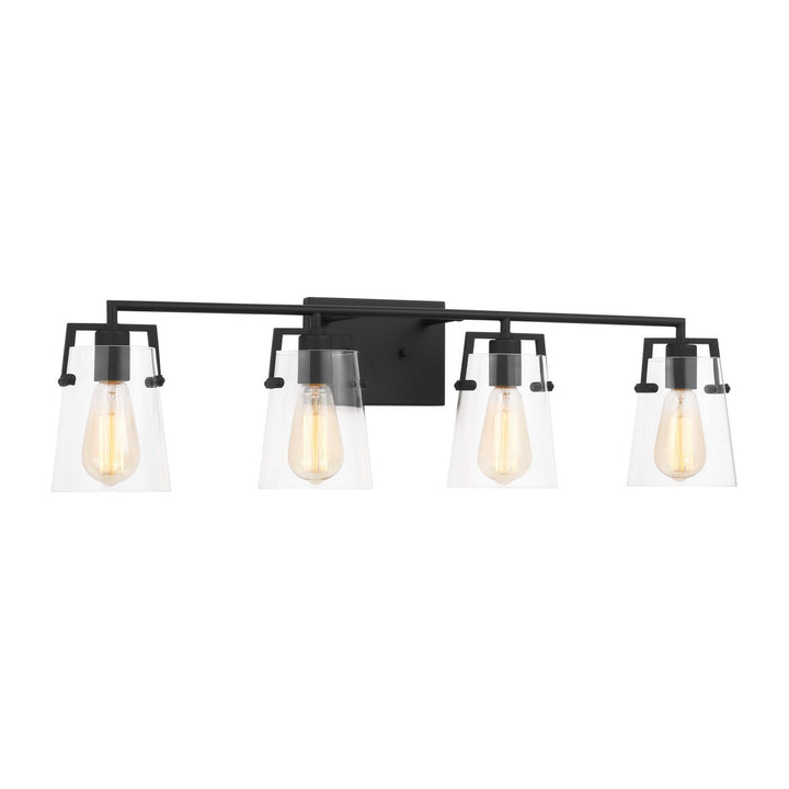 Visual Comfort Studio Crofton DJV1034MBK Bath Vanity Light 34 in. wide - Midnight Black