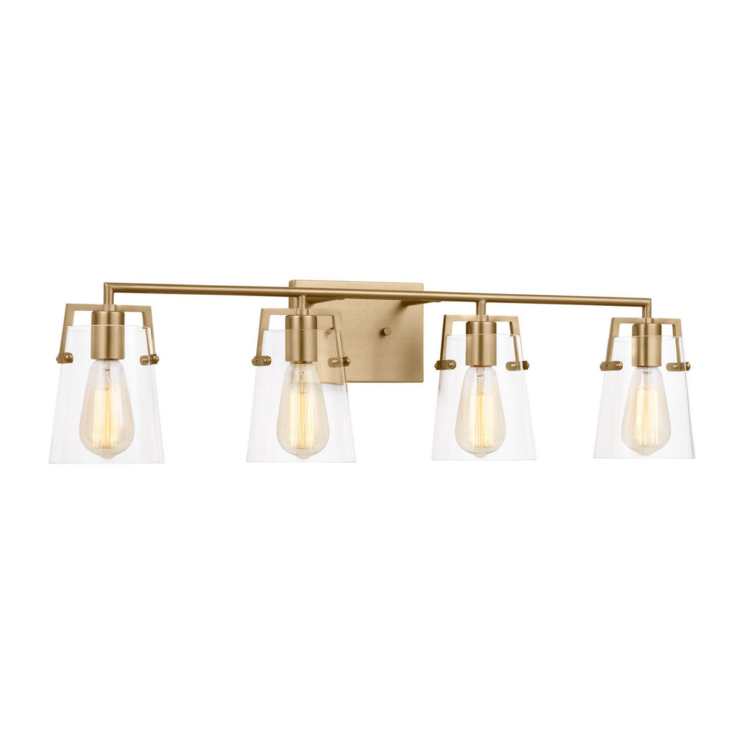 Visual Comfort Studio Crofton DJV1034SB Bath Vanity Light 34 in. wide - Satin Brass