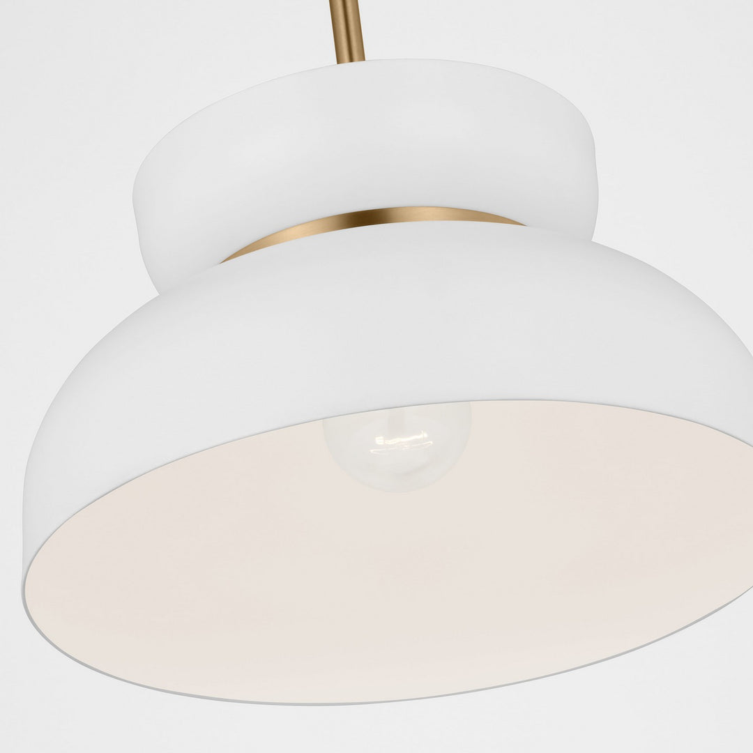 Visual Comfort Studio Pemberton DJP1111SBMWT Pendant Light - Matte White