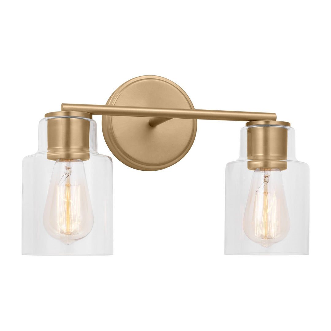 Visual Comfort Studio Sayward DJV1002SB Bath Vanity Light 15 in. wide - Satin Brass