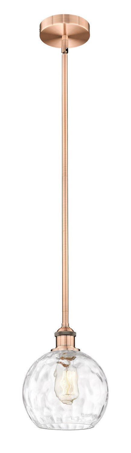 Innovations Edison 616-1S-AC-G1215-8 Pendant Light - Antique Copper