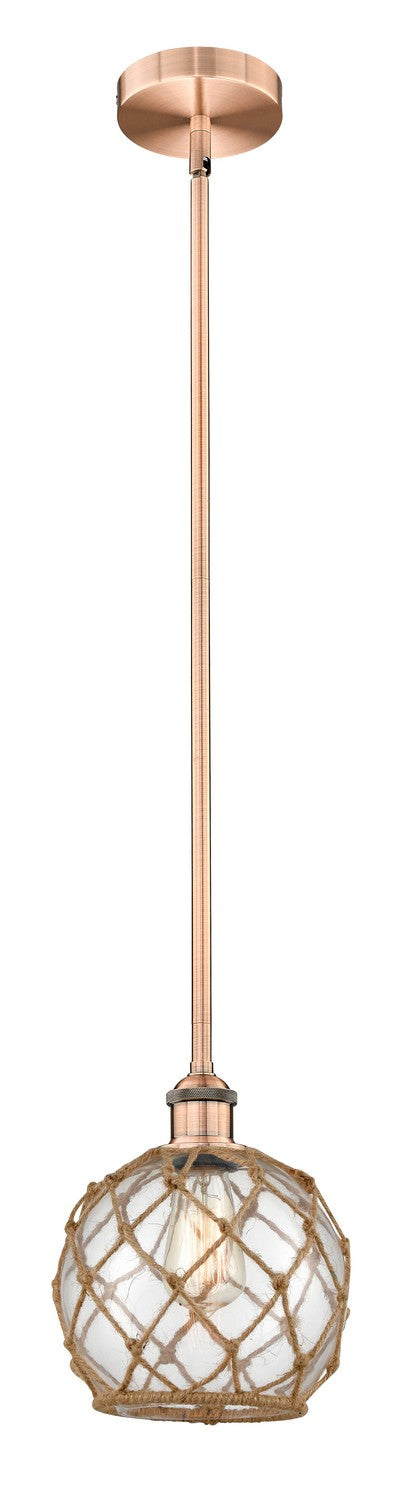 Innovations Edison 616-1S-AC-G122-8RB Pendant Light - Antique Copper