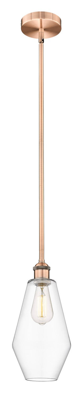 Innovations Edison 616-1S-AC-G652-7 Pendant Light - Antique Copper