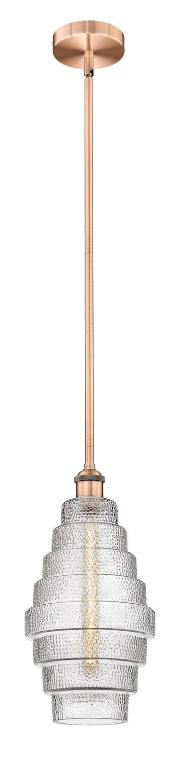 Innovations Edison 616-1S-AC-G672-8 Pendant Light - Antique Copper