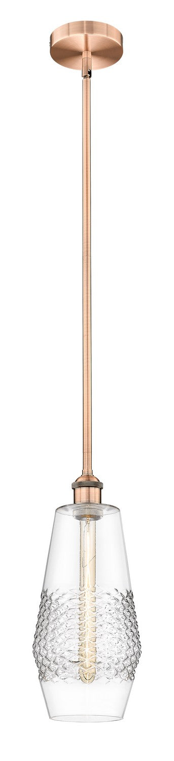 Innovations Edison 616-1S-AC-G682-7 Pendant Light - Antique Copper