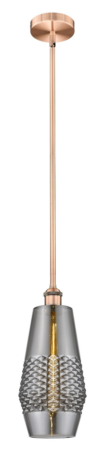 Innovations Edison 616-1S-AC-G683-7 Pendant Light - Antique Copper