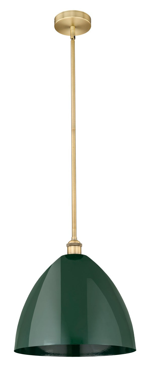 Innovations Edison 616-1S-BB-MBD-16-GR Pendant Light - Brushed Brass