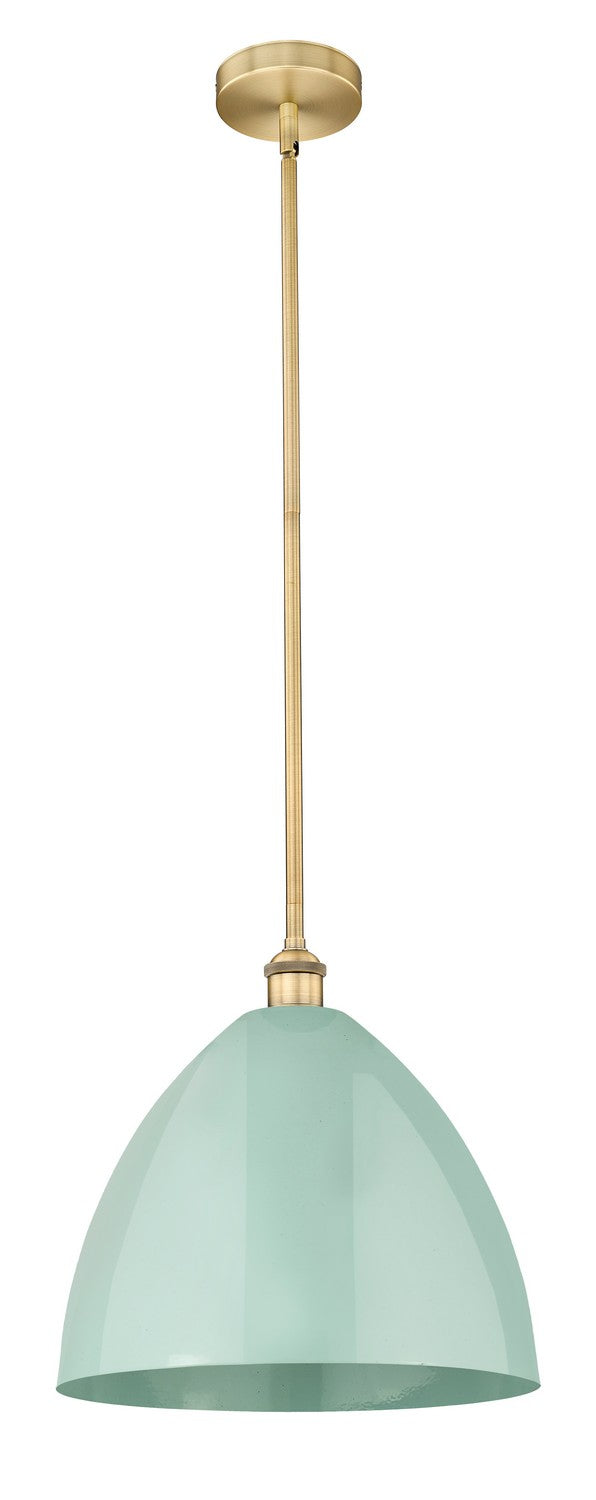 Innovations Edison 616-1S-BB-MBD-16-SF Pendant Light - Brushed Brass